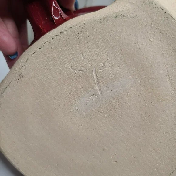 Art Pottery Clay Pottery Unique Soup Bowl Mug Plate Dish One Piece Tri Color - Picture 3 of 16